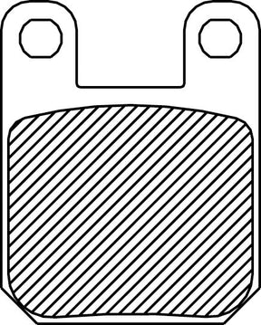 Drag Specialties Brake Pad Drag Sinterd BRAKE PADS - SINTERED METAL Drag Specialties
