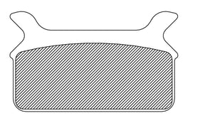 Drag Specialties Brake Pad Drag Sinterd BRAKE PADS - SINTERED METAL Drag Specialties