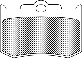 Drag Specialties Brake Pad Drag Sinterd BRAKE PADS - SINTERED METAL Drag Specialties
