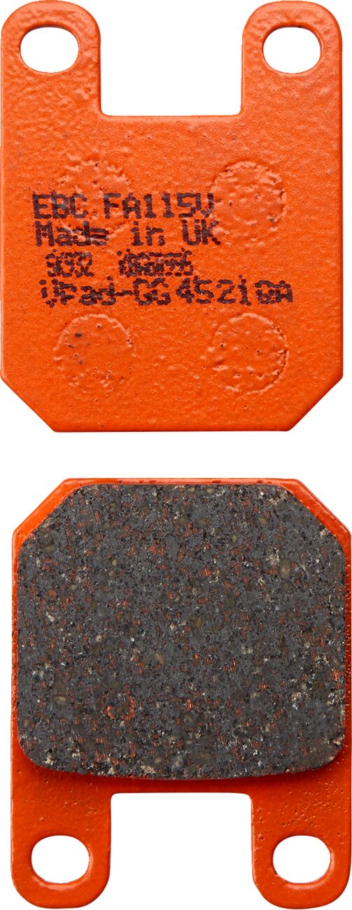 Ebc Brake Pad Vee Semisntrd BRAKE PADS - SINTERED METAL Ebc