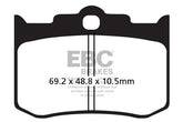 Ebc Brake Pad Sintered Hh BRAKE PADS - SINTERED METAL Ebc
