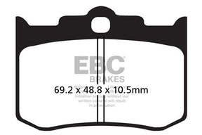 Ebc Brake Pad Sintered Hh BRAKE PADS - SINTERED METAL Ebc