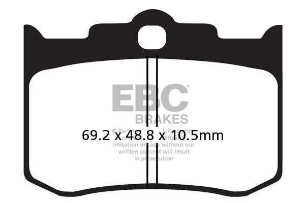 Ebc Brake Pad Sintered Hh BRAKE PADS - SINTERED METAL Ebc
