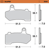 Moto Master Brake Pad Roadpro Sinter Sintered Metal Brake Pads Moto Master
