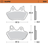 Moto Master Brake Pad Roadpro Sinter Sintered Metal Brake Pads Moto Master