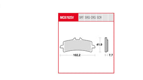 Trw Brake Pad Trw BRAKE PADS - SINTERED METAL Trw