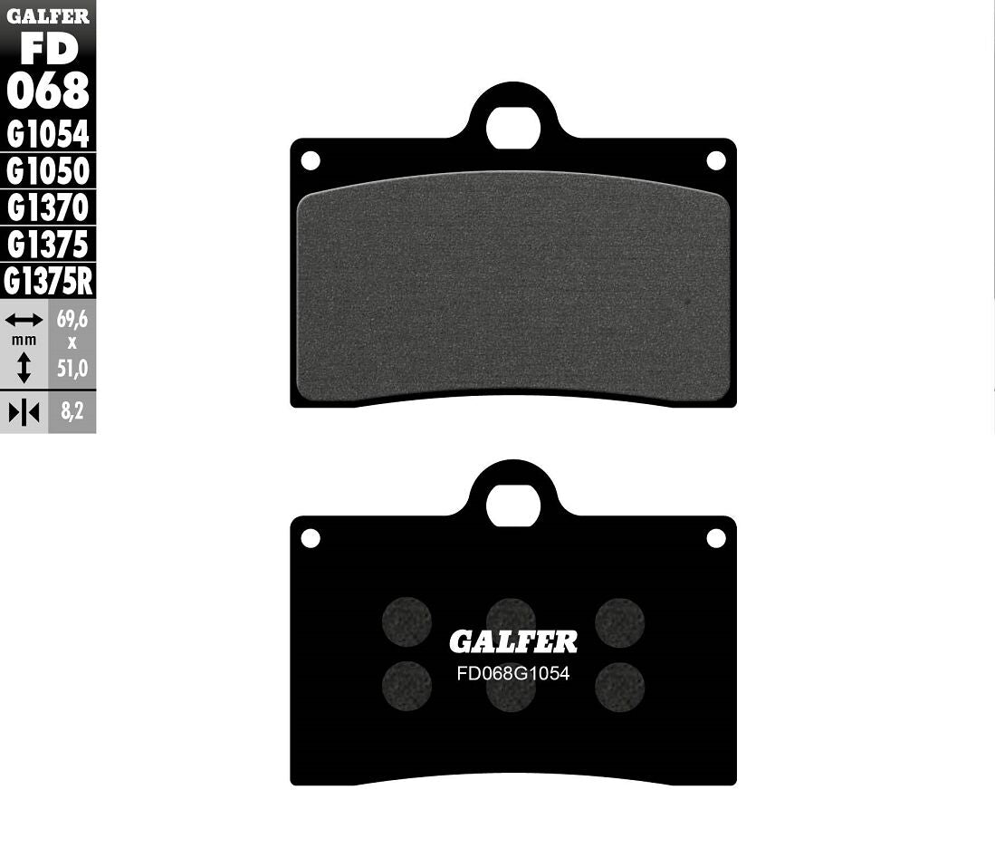 Galfer Brake Pad Semi Metal BRAKE PADS - SINTERED METAL Galfer