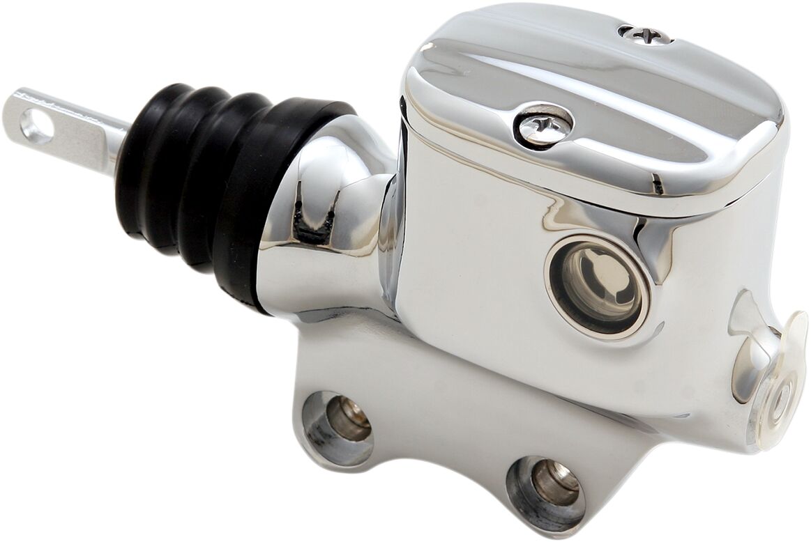 Drag Specialties Brake Cylinder Rear 0.75" Chrome Rear Master Cylinders Drag Specialties