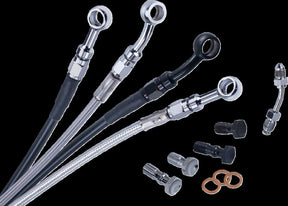 Barnett Brake Line Upper Black +6 Brake Lines Hoses Rubber Plast Barnett