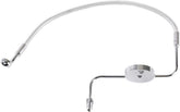 Magnum Shielding Brake Line Front Lower Designer Clear Jacket Chrome Nature Brake Lines Hoses Stainless Magnum Shielding