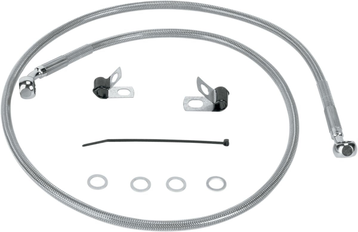 Drag Specialties Front Brake Line Stainless Steel Brake Lines Hoses Stainless Drag Specialties