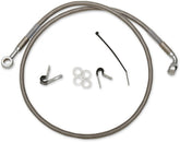 Drag Specialties Brakeline Fr 04 10 Xl883 BRAKE LINES-HOSES-STAINLESS ST Drag Specialties