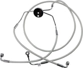 Magnum Shielding Brake Line Front Lower Dual Disc Abs Designer Clear Jacket Sterling Chromite® Ii Nature Brake Lines Hoses Stainless Magnum Shielding