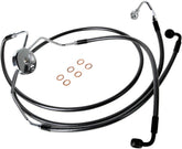 Magnum Shielding Brake Line Front Lower Dual Disc Abs Designer Chrome Black Brake Lines Hoses Stainless Magnum Shielding