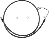 Magnum Shielding Brake Line Front Mid Dual Disc Abs Designer Chrome Black Brake Lines Hoses Stainless Magnum Shielding