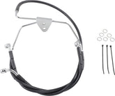 Drag Specialties Line Brk Ft Flh 96 07 Bk+2 BRAKE LINES-HOSES-STAINLESS ST Drag Specialties