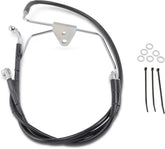 Drag Specialties Line Brk Ft Flh 96 07 Bk+8 BRAKE LINES-HOSES-STAINLESS ST Drag Specialties