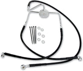 Drag Specialties Line Brk Ft Flhr94 07 Bk BRAKE LINES-HOSES-STAINLESS ST Drag Specialties