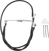 Drag Specialties Line Brk Ft Flhr96 7 Bk+10 BRAKE LINES-HOSES-STAINLESS ST Drag Specialties