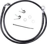Drag Specialties Line Brk Fr 04 10 Xl Bl+4 BRAKE LINES-HOSES-STAINLESS ST Drag Specialties