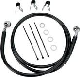 Drag Specialties Line Brk Fr00 07 Flst Bl+8 BRAKE LINES-HOSES-STAINLESS ST Drag Specialties
