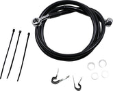 Drag Specialties Line Brk Fr99 07 Fxst Bl+2 BRAKE LINES-HOSES-STAINLESS ST Drag Specialties