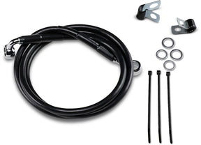 Drag Specialties Line Brk Fr99 07 Fxst Bl+4 BRAKE LINES-HOSES-STAINLESS ST Drag Specialties