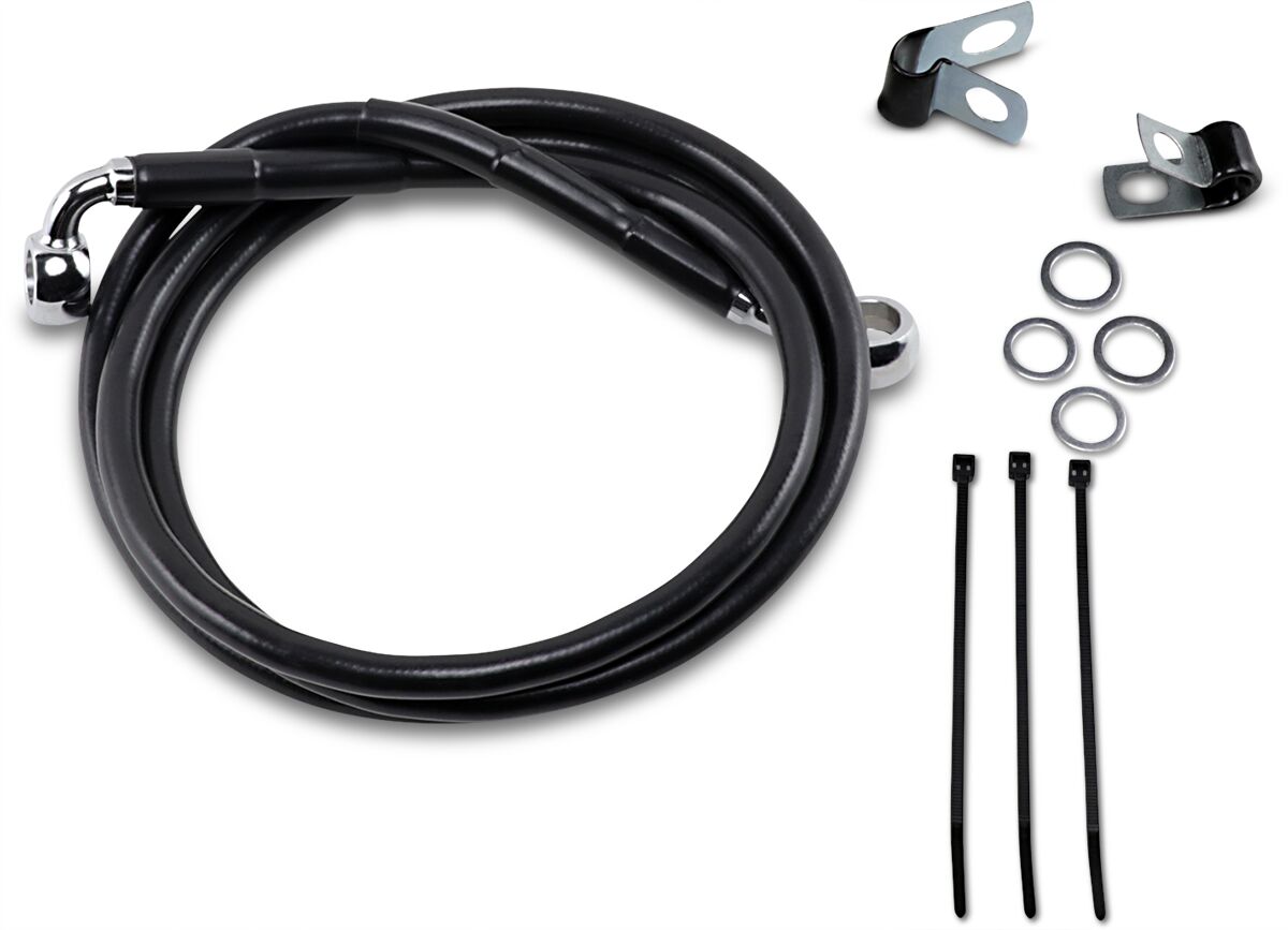 Drag Specialties Line Brk Fr99 07 Fxst Bl+6 BRAKE LINES-HOSES-STAINLESS ST Drag Specialties