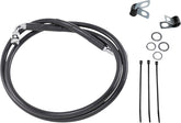 Drag Specialties Front Brake Line Black Vinyl Coated Stainless Steel Brake Lines Hoses Stainless Drag Specialties