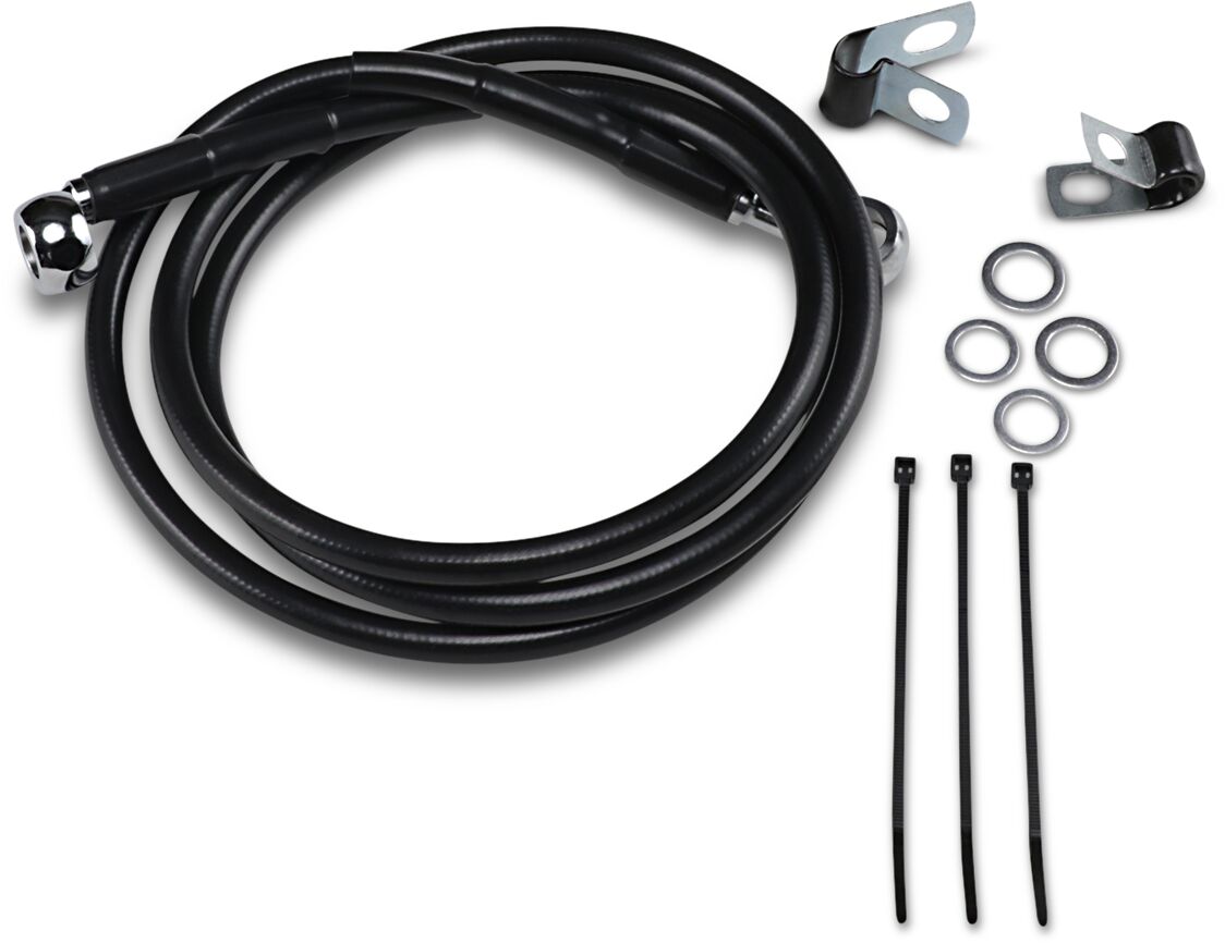 Drag Specialties Line Brk Fr95 99 Fxd Bk+10 BRAKE LINES-HOSES-STAINLESS ST Drag Specialties
