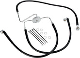 Drag Specialties Line Brk Ft Fxdl96 00 Bk BRAKE LINES-HOSES-STAINLESS ST Drag Specialties