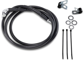 Drag Specialties Line Brk Ft Wg 93 05 Bk+6 BRAKE LINES-HOSES-STAINLESS ST Drag Specialties