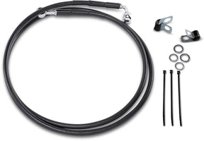 Drag Specialties Line Brk Ft Wg 93 05 Bk+10 BRAKE LINES-HOSES-STAINLESS ST Drag Specialties