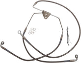 Drag Specialties Line Brk Fr 08 13 Fl Ss+10 BRAKE LINES-HOSES-STAINLESS ST Drag Specialties
