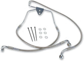 Drag Specialties Line Brk Ft Flh 96 07 Ss+2 BRAKE LINES-HOSES-STAINLESS ST Drag Specialties