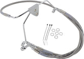 Drag Specialties Line Brk Ft Flh 96 07 Ss+4 BRAKE LINES-HOSES-STAINLESS ST Drag Specialties
