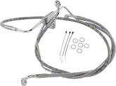 Drag Specialties Line Brk Ft Flh 96 07 Ss+6 BRAKE LINES-HOSES-STAINLESS ST Drag Specialties