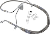 Drag Specialties Line Brk Ft Flh 96 07 Ss+8 BRAKE LINES-HOSES-STAINLESS ST Drag Specialties