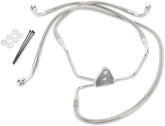 Drag Specialties Line Brk Ft Flh96 07 Ss+10 BRAKE LINES-HOSES-STAINLESS ST Drag Specialties