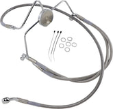Drag Specialties Line Brk Ft Flhr94 07 Ss+6 BRAKE LINES-HOSES-STAINLESS ST Drag Specialties