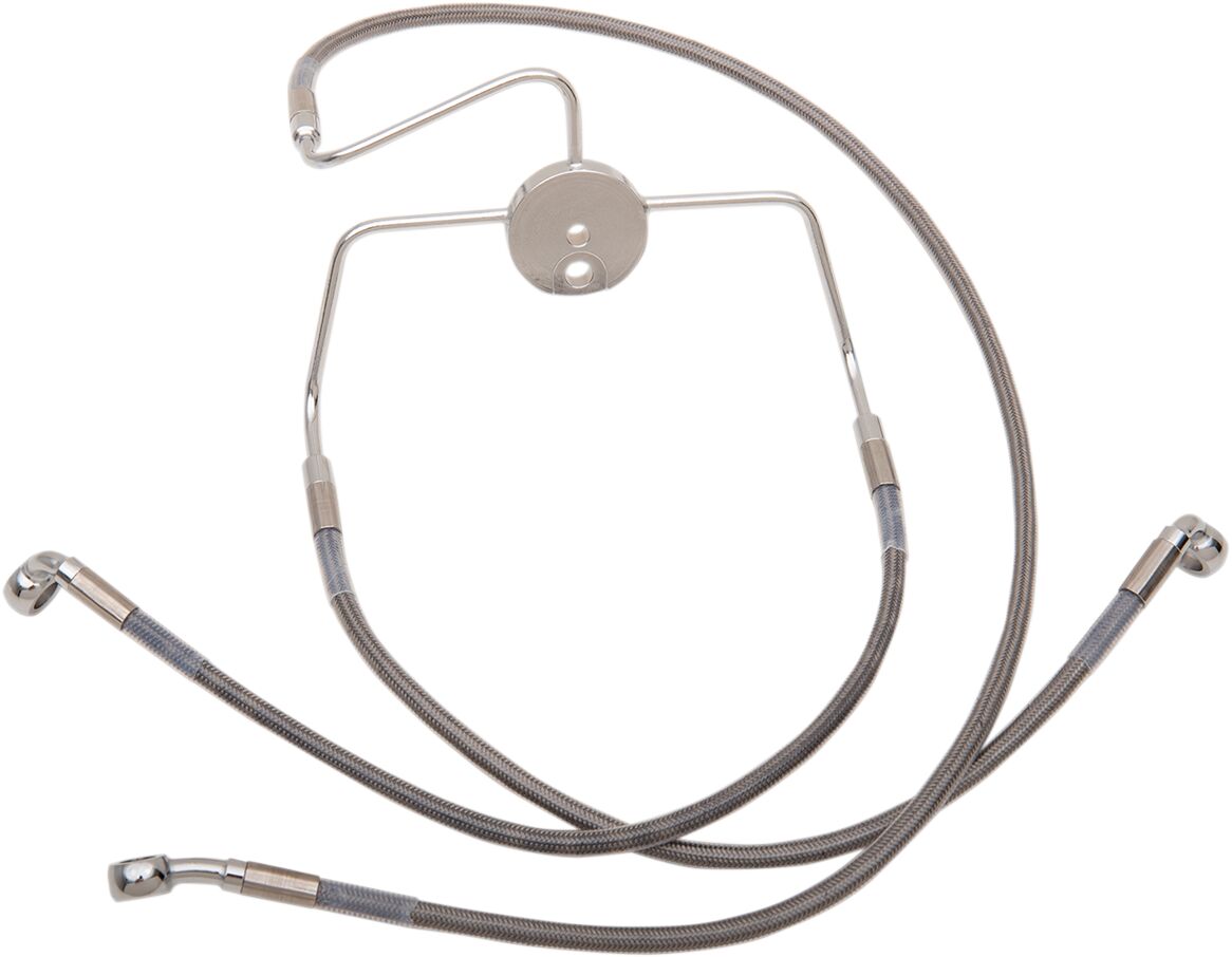 Drag Specialties Line Brk Ft Flhr94 07 Ss+8 BRAKE LINES-HOSES-STAINLESS ST Drag Specialties