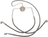 Drag Specialties Line Brk Ft Flhr94 07 Ss+8 BRAKE LINES-HOSES-STAINLESS ST Drag Specialties