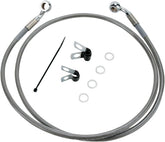 Drag Specialties Line Brk Ft Xl04 10 Ss+4 BRAKE LINES-HOSES-STAINLESS ST Drag Specialties