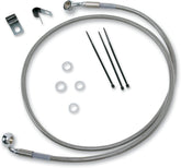 Drag Specialties Line Brk Fr99 07 Fxst Ss+2 BRAKE LINES-HOSES-STAINLESS ST Drag Specialties