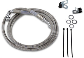 Drag Specialties Line Brk Ft Wg 93 05 Ss+4 BRAKE LINES-HOSES-STAINLESS ST Drag Specialties