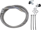Drag Specialties Line Brk Ft Wg 93 05 Ss+6 BRAKE LINES-HOSES-STAINLESS ST Drag Specialties