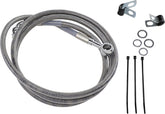 Drag Specialties Line Brk Ft Wg 93 05 Ss+8 BRAKE LINES-HOSES-STAINLESS ST Drag Specialties