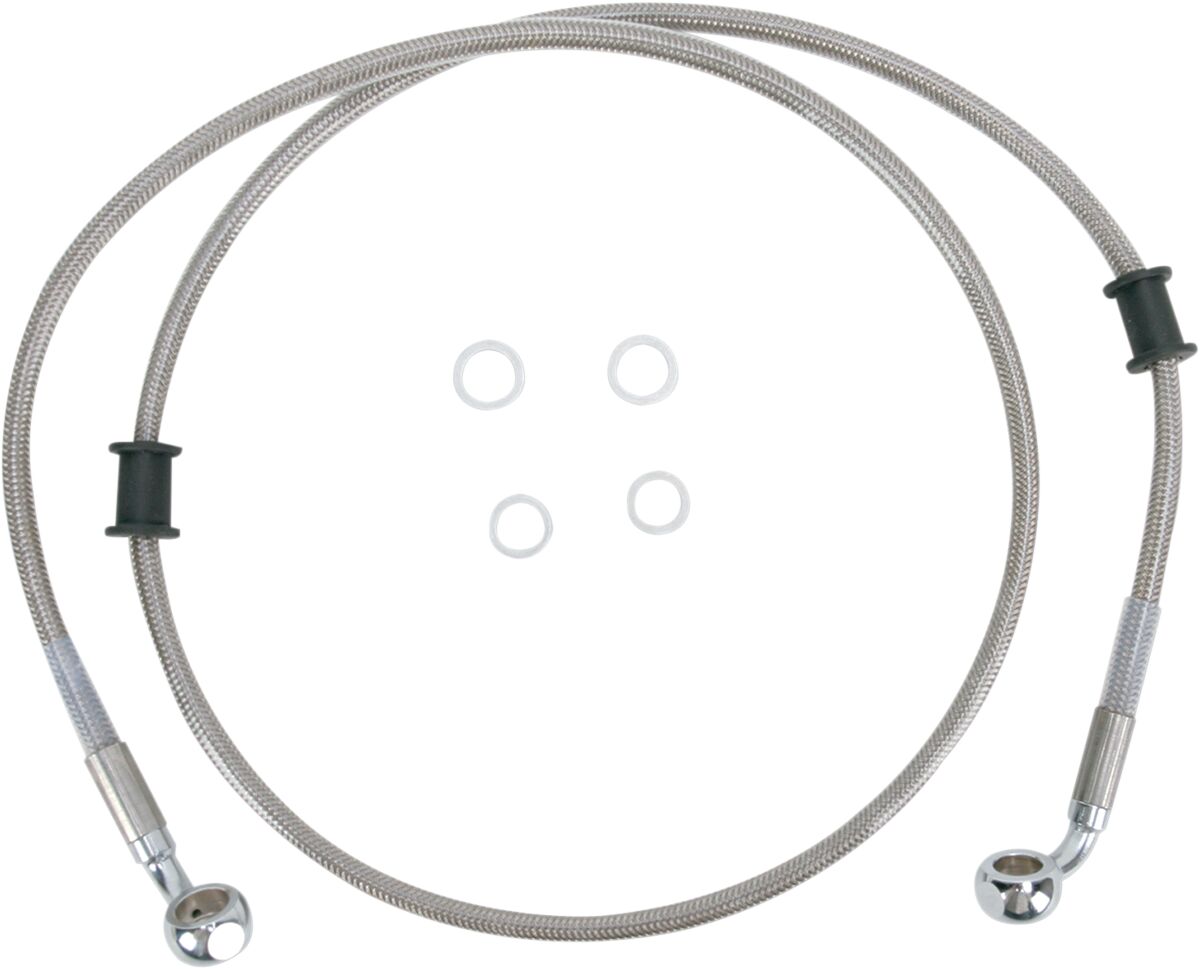 Drag Specialties Front Brake Line Stainless Steel Brake Lines Hoses Stainless Drag Specialties