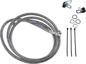 Drag Specialties Line Brk Fr99 07 St Ss+10 BRAKE LINES-HOSES-STAINLESS ST Drag Specialties