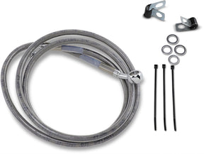 Drag Specialties Line Brk Fr99 07 St Ss+10 BRAKE LINES-HOSES-STAINLESS ST Drag Specialties